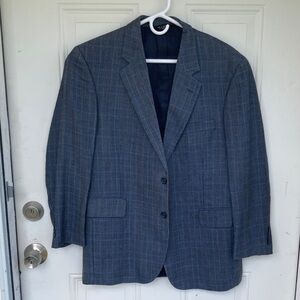 Jos. A. Bank Blue-Gray Plaid Sport Coat